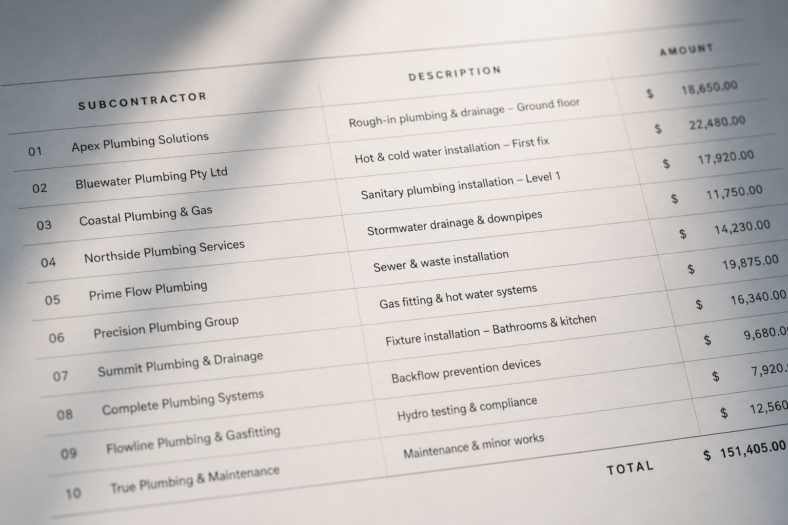 Understanding TPAR: Why Accurate Subcontractor Reporting Matters for Your Plumbing Business